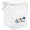 Úložný box Rotho Box na prací prášek 5kg 9l rukojeť RT1770101100RP bílé víko