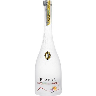 Vodka Pravda CocoPine 37,5% 0,05 l (holá láhev) – Zboží Dáma