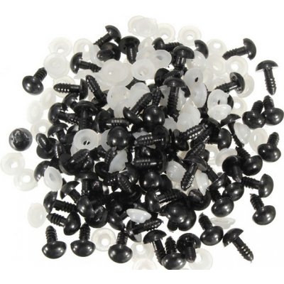 Očička bezpečnostní 1,8 cm černá - 2 ks – Zboží Mobilmania