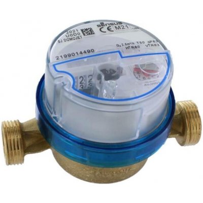 Sensus - Xylem Vodoměr DomoJet® Q3_2,5 DN 20 3/4" G1'' 50°C L=130mm – Zboží Mobilmania