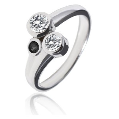 JVD Dámský stříbrný prsten se zirkony SVLR0490XF3BI54