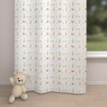 Biante Dětský bavlněný závěs Sandra SA-752 Slepičky a husy na bílém 150x210 cm – Hledejceny.cz