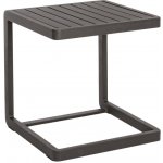 Bizzotto Konnor 40 x 40 cm Šedý kovový zahradní odkládací stolek – Hledejceny.cz