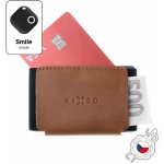 Kožená peněženka FIXED Smile Tiny Wallet se smart trackerem FIXED Smile PRO, hnědá FIXSM-STN2-BRW – Sleviste.cz