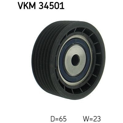 Vratná/vodicí kladka, klínový žebrový řemen SKF VKM 34501 – Sleviste.cz