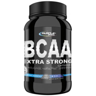 Muscle Sport BCAA Extra Strong 6:1:1 100 kapslí – Zboží Mobilmania