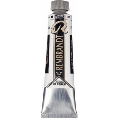 Olejová barva Rembrandt 40 ml Titanium White Linsed Oil – Zboží Dáma