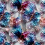 Kočárkovina - motýli na světlé cena za m2 – Zboží Mobilmania