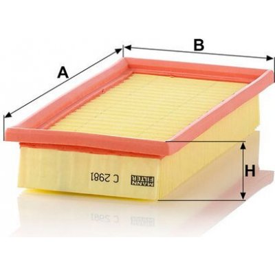 MANN-FILTER Vzduchový filtr MANN C2981 (MF C2981) – Hledejceny.cz