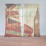 Sablio Záclony Londýn 4: 2ks 150x250cm – Zboží Mobilmania