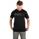 Fox Triko Black Camo Chest Print T-Shirt