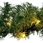 Solight LED vánoční girlanda s jehličím 5m 80x LED časovač 3xAA IP44 – Hledejceny.cz