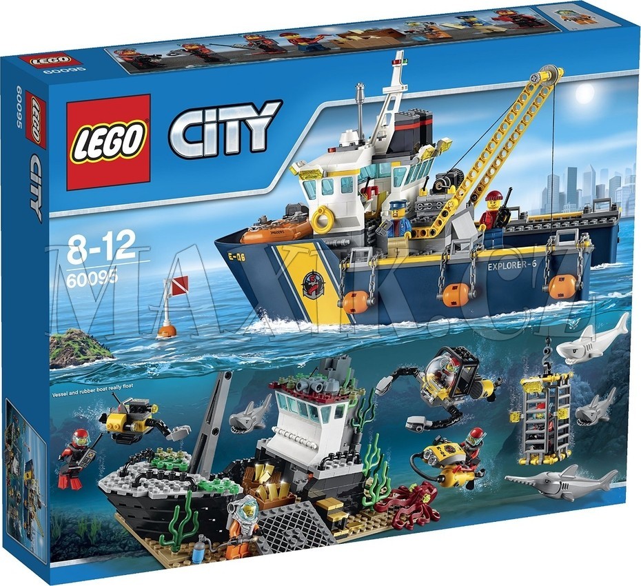 LEGO® City 60095 Plavidlo pro hlubinný mořský výzkum od 5 613 Kč -  Heureka.cz