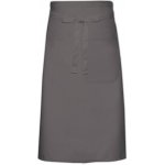 Link Kitchen Wear Kuchařská zástěra s kapsou X970T Dark Grey Pantone 431 100x70cm – Hledejceny.cz