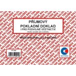 Baloušek Tisk PT030 Příjmový pokladní doklad, podvojné účetnictví, A6, samopropisovací – Hledejceny.cz