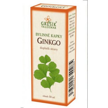 Grešík Ginkgo kapky Devatero bylin 50 ml