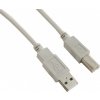 usb kabel 4World 04678 USB 2.0 AM-BM, 1,8m, šedý