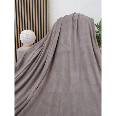 MKLuzkoviny.cz deka mikroplyš Exclusive Laura cappuccino 150x200 – Zboží Dáma