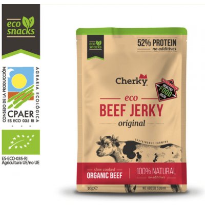 Cherky foods bio beef jerky original 30 g – Zbozi.Blesk.cz