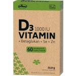 Vitar Vitamin D3 1000IU+betaglukan EKO 60 kapslí – Hledejceny.cz