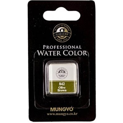 Akvarel v půlpánvičce Mungyo 842 Olive brown – Hledejceny.cz