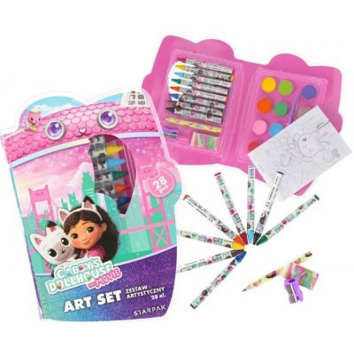 CreativeToys Výtvarná sada Gabby's Dollhouse v pouzdře 28 ks – Hledejceny.cz