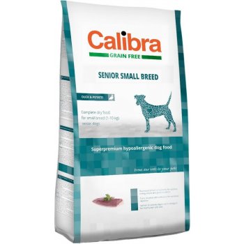 Calibra Dog GF Senior Small Breed Duck 7 kg