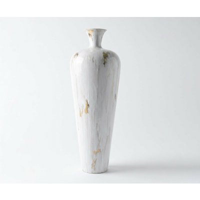 DELIFE Váza Marvella 27×27×78 cm kov Kintsugi ručně vyrobená – Hledejceny.cz