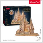 CUBICFUN 3D puzzle svítící Sagrada Família 696 ks – Zboží Mobilmania