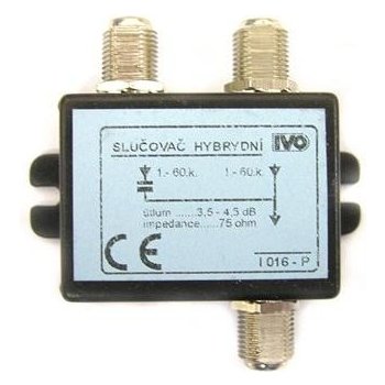 IVO I016-P hybridní slučovač 1x DC průchozí pro napájení