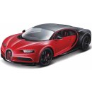 Model Bburago Plus Bugatti Chiron červená 1:18