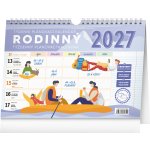 Notique týdenní rodinný plánovací s háčkem 30 × 21 cm 2027 – Sleviste.cz
