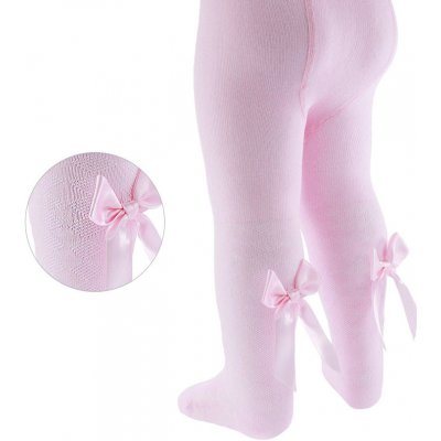 Kojenecké vzorované punčocháčky s mašličkou růžové – Hledejceny.cz