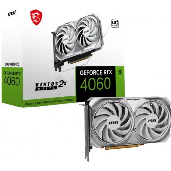 MSI GeForce RTX 4060 VENTUS 2X WHITE 8G OC