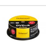 Intenso DVD+R 4,7GB 16x, cakebox, 25ks (4111154) – Zboží Živě
