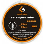 GeekVape Clapton SS316 odporový drát 26GA + 30GA 3m – Hledejceny.cz