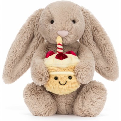 KRÁLÍČEK JELLYCAT S NAROZENINOVÝM DORTEM BEIGE 31 cm – Hledejceny.cz