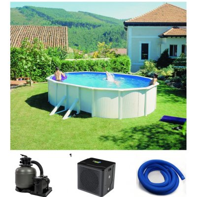 Planet Pool Bazénový set s bazénem Classic WHITE/Blue 535x300x120 cm s ohřevem