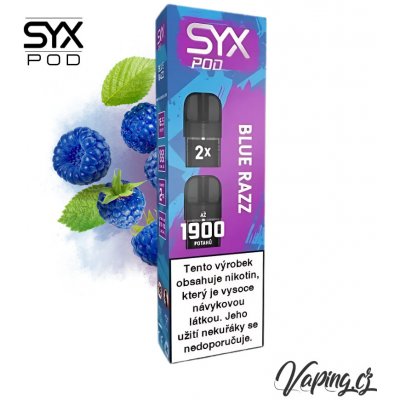 Syx Pod Blue Razz 16,5 mg 2 x 950 potáhnutí 1 ks – Zboží Mobilmania