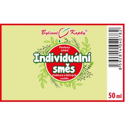 Bylinné kapky Pavlovy bylinné kapky Individuální směs na míru tinktura 50 ml – Hledejceny.cz