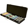 Sady žetonů - poker shumee Poker set 500 ks 5-1000 OCEAN BLACK EDITION