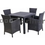 Zahradní sestava z umělého ratanu HAVANA MINI 1+2 (antracit) – Hledejceny.cz