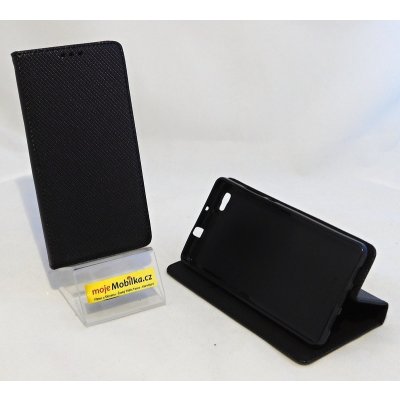 Pouzdro Smart Case Book Huawei P8 Lite černé – Zboží Mobilmania