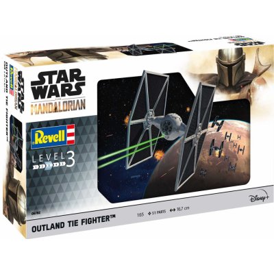 Revell Plastic ModelKit SW 06782 The Mandalorian: Outland TIE Fighter 1:65 – Hledejceny.cz