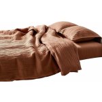 Dadka povlečení mušelín Hnědé 140x200 70x90 – Zboží Dáma