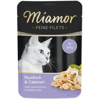 Miamor Cat Filet tuňák & kalamáry jelly 100 g