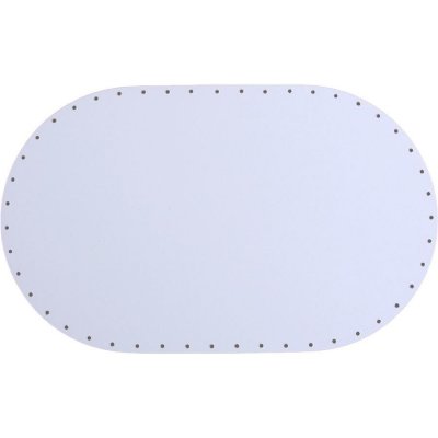 sololak bílý ovál 20x33cm s otvory 22B2033V – Zboží Dáma