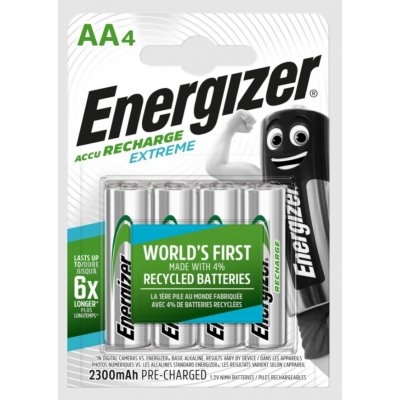 Energizer EXTREME AA 2300 mAh 4 ks EHR001 – Zbozi.Blesk.cz