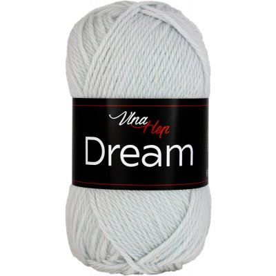 Vlna-hep Dream - australská merino vlna Dream: 6404 světle šedá – Zboží Mobilmania