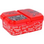 Falanzo Kids dělený plastový box na svačinu Spiderman Urban Web – Zboží Dáma